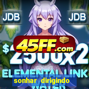 sonhar dirigindo carro jogo do bicho